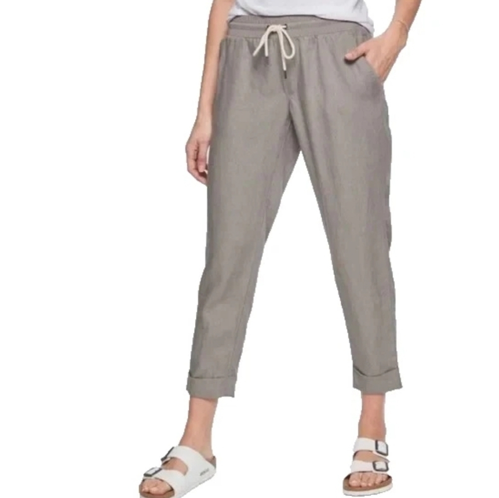 Athleta Bali Linen Crop Pants